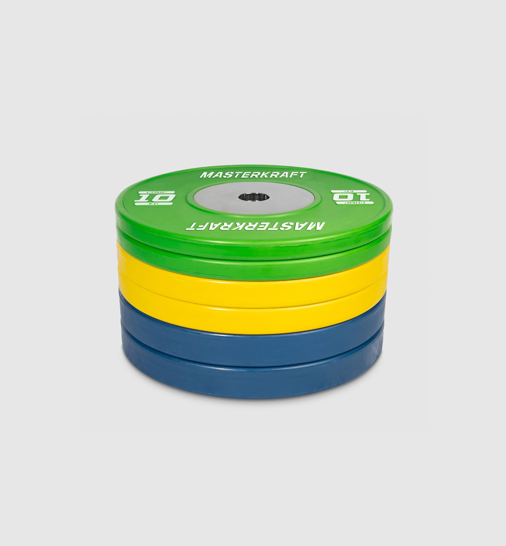 Coloured Bumper Plates (Set of 6)