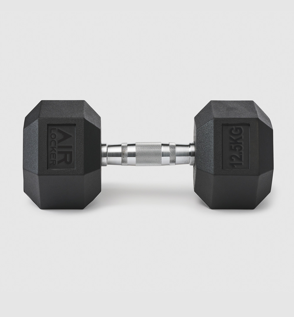 Rubber Hex Dumbbells