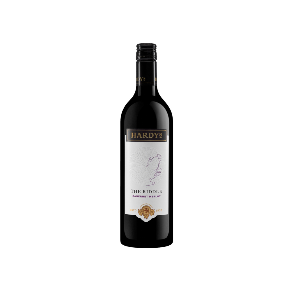 Hardys The Riddle Cabernet Merlot - 12 x 750ml