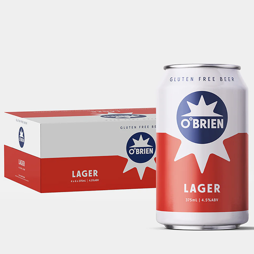 O'Brien Premium Lager - 24 x 375ml Cans