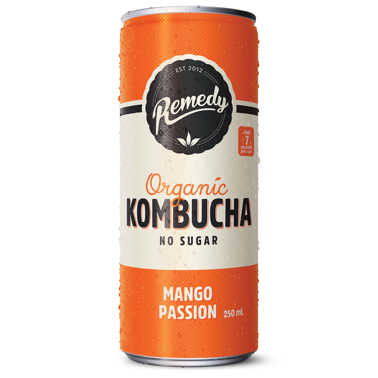 Remedy Kombucha Mango Passion - 24 x 250ml Cans