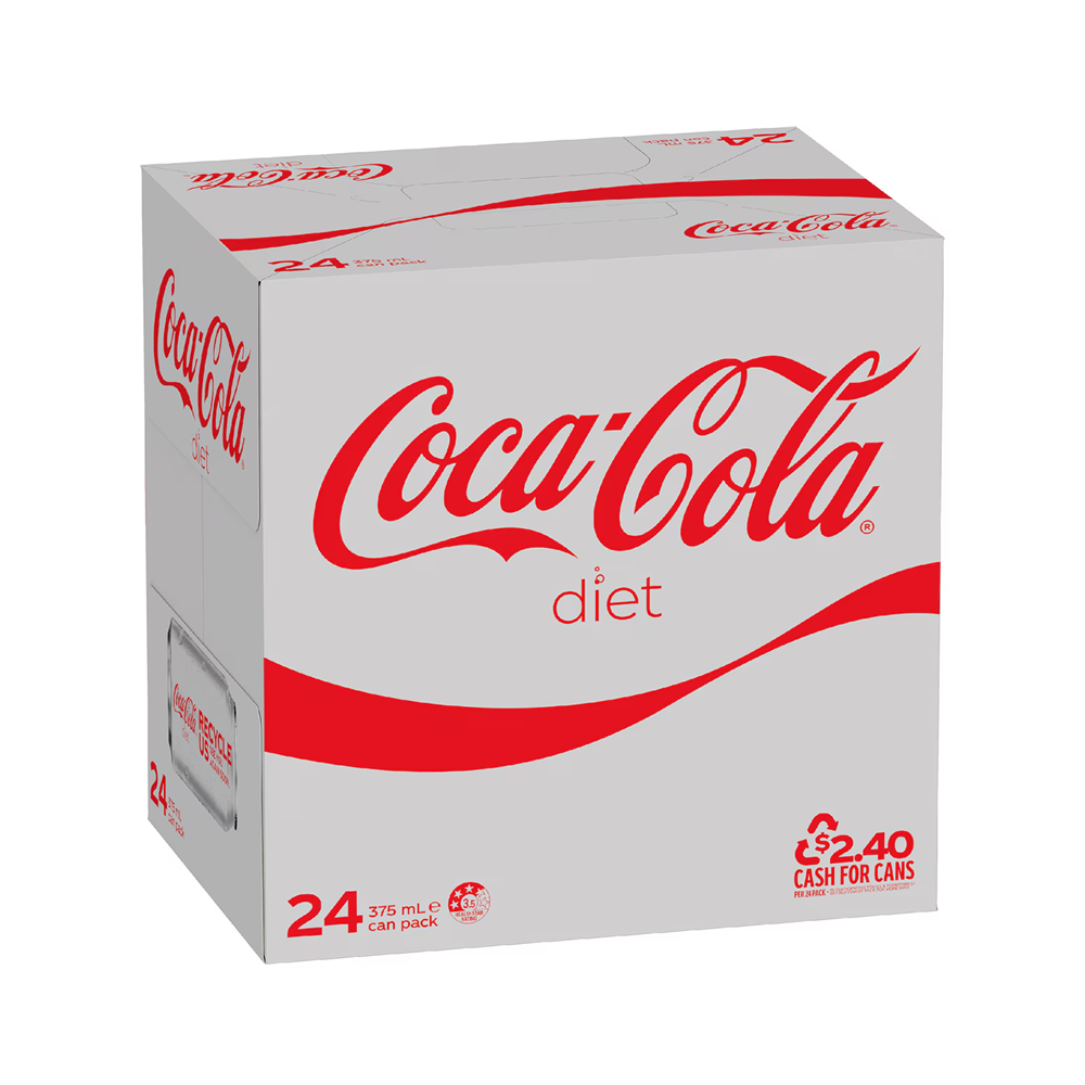 Coca-Cola  Diet- 24 x 375ml Cans