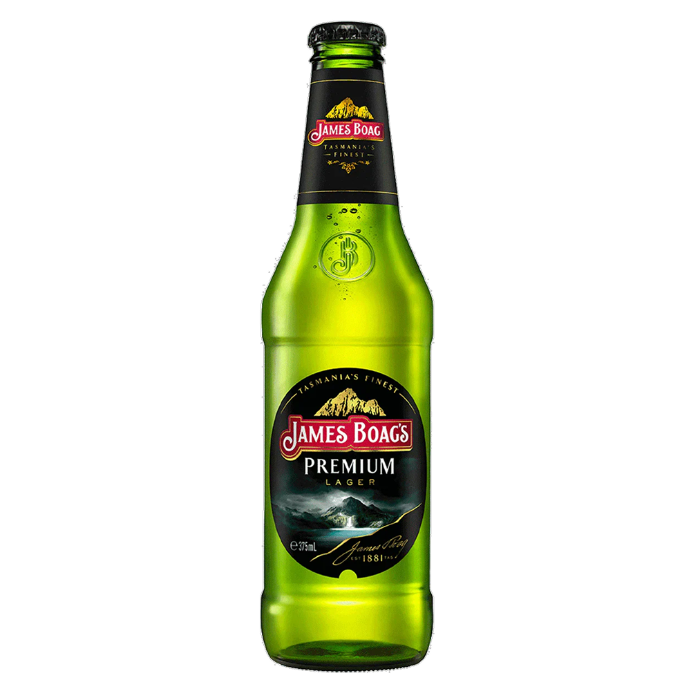 James Boags Premium Lager - 24 x 375ml Bottles