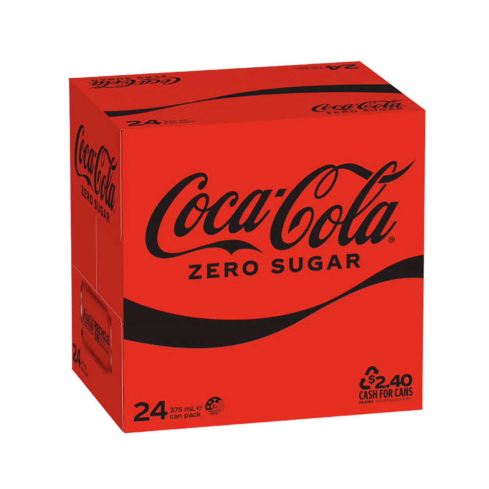Coca-Cola Zero - 24 x 375ml Cans