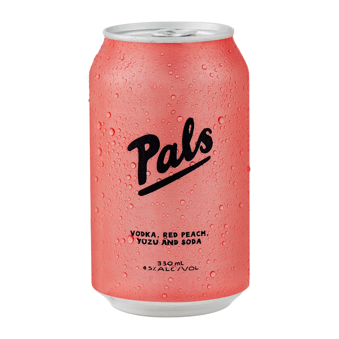 Pals Vodka, Red Peach, Yuzu & Soda 12 x 330ml