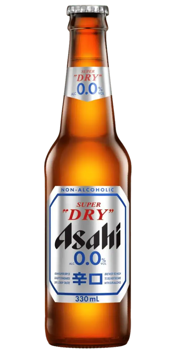Asahi Super Dry ZERO - 24 x 330ml Bottles