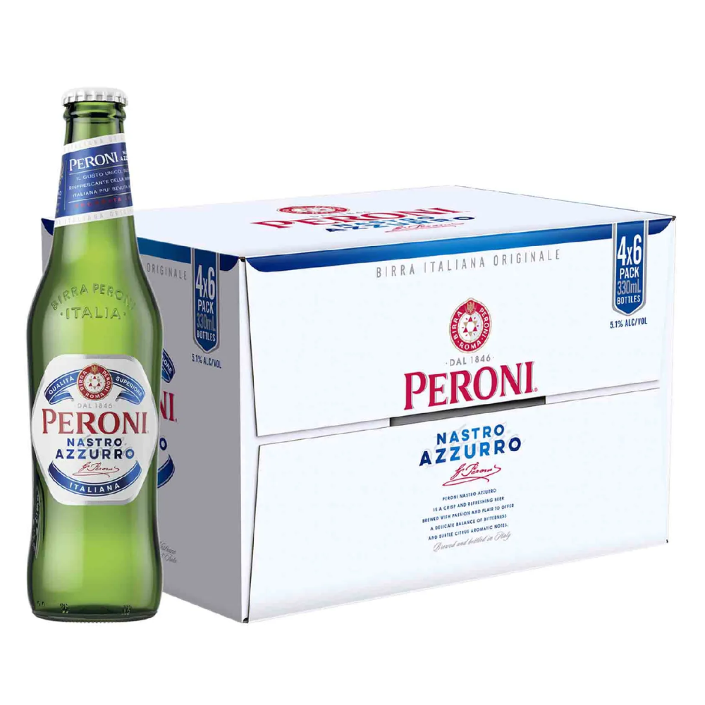 Peroni Beer - 24 x 330ml Bottles