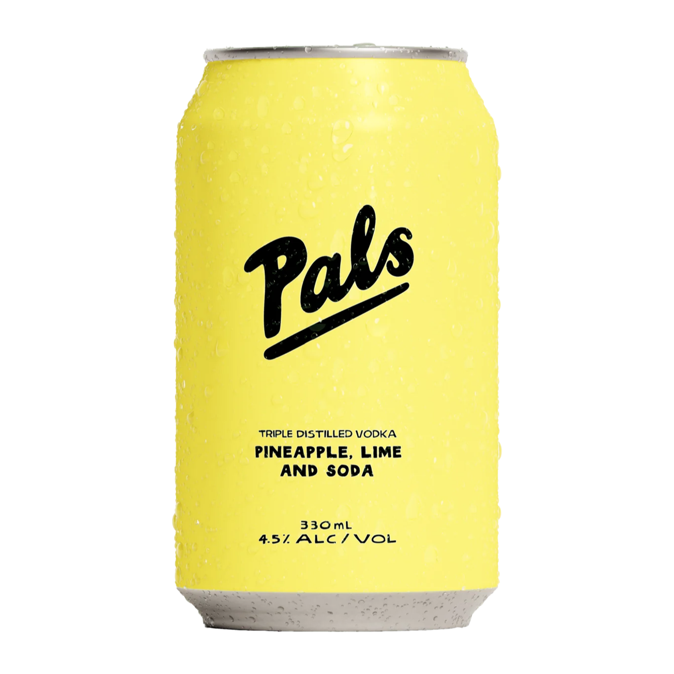 Pals Vodka, Pineapple, Lime & Soda 12 x 330ml Cans