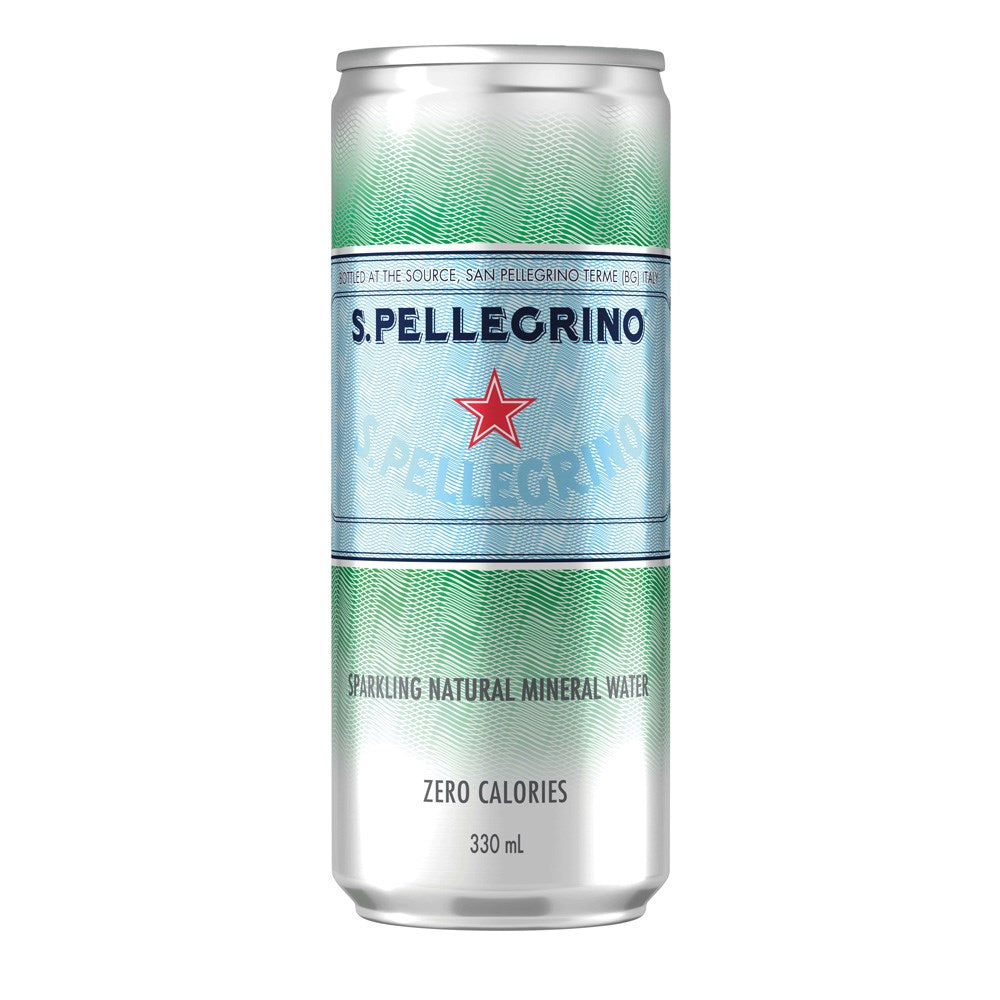 San Pellegrino Spk Mineral Water 3 x 8 x 330ml Cans