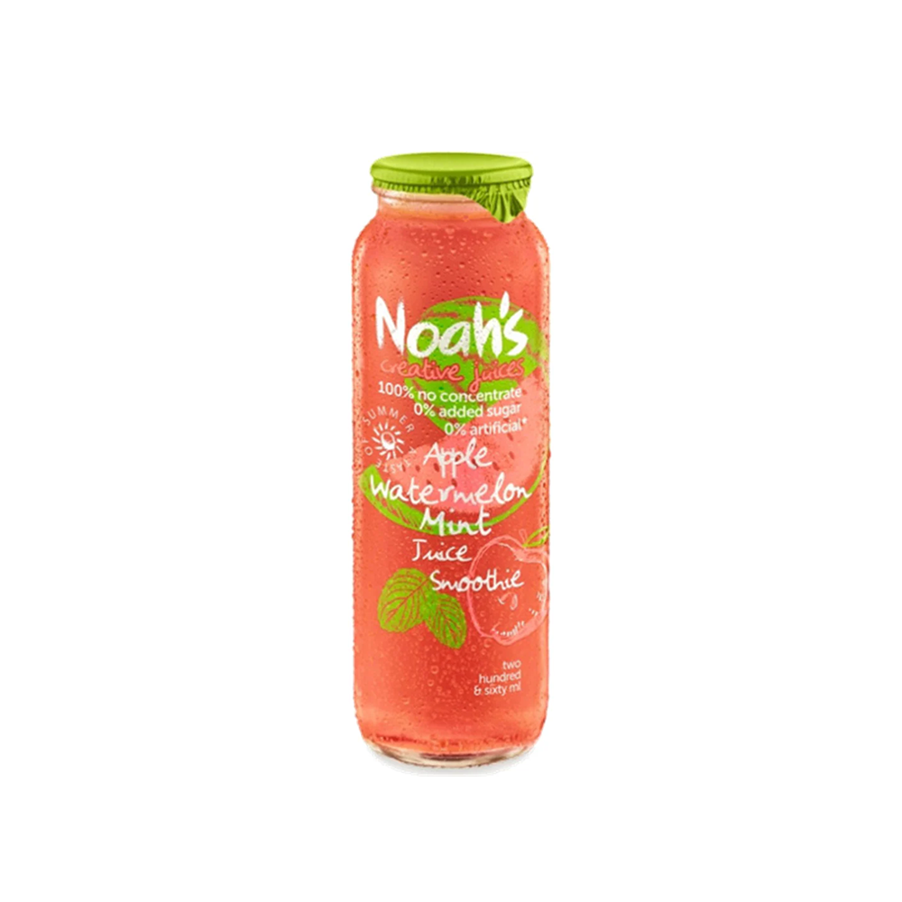 Noah's Apple Watermelon Mint Smoothie - 12 x 260ml Bottles