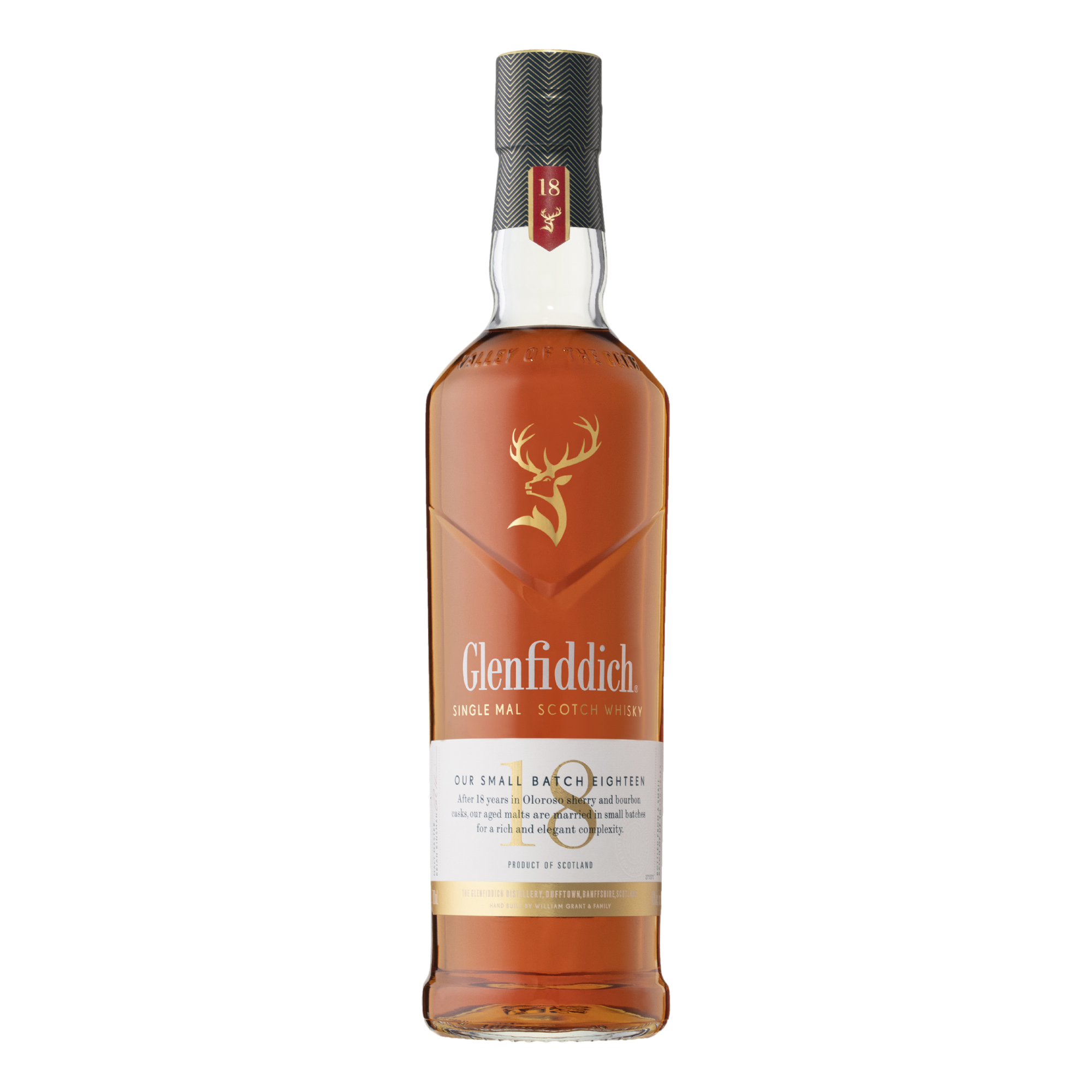 Glenfiddich 18yo Malt Whisky - 3 x 700ml