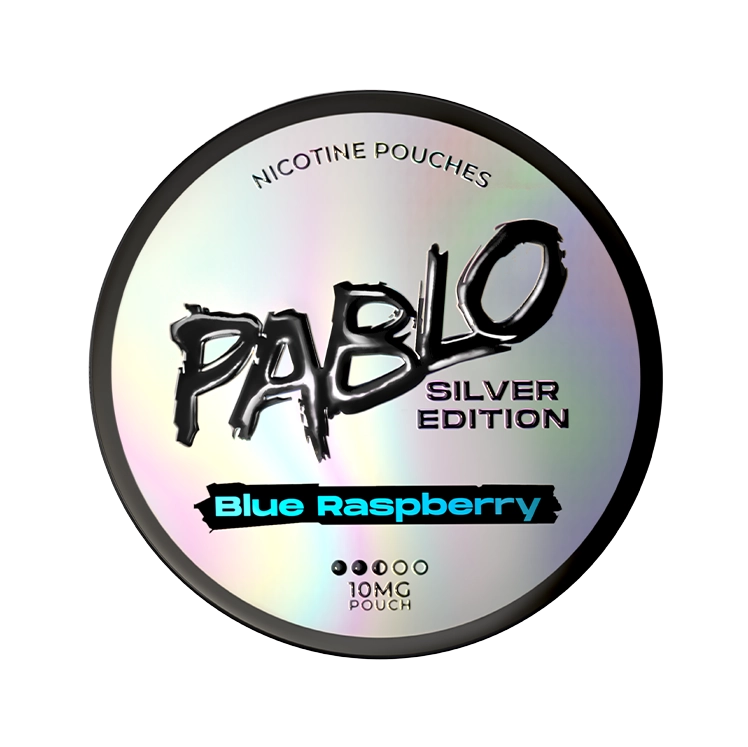 Pablo Silver Blue Raspberry | Nicotine Pouches US