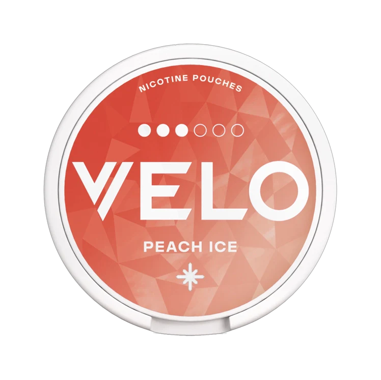 Velo Peach Ice 10mg | Medium Peach Ice Nicotine Pouches US