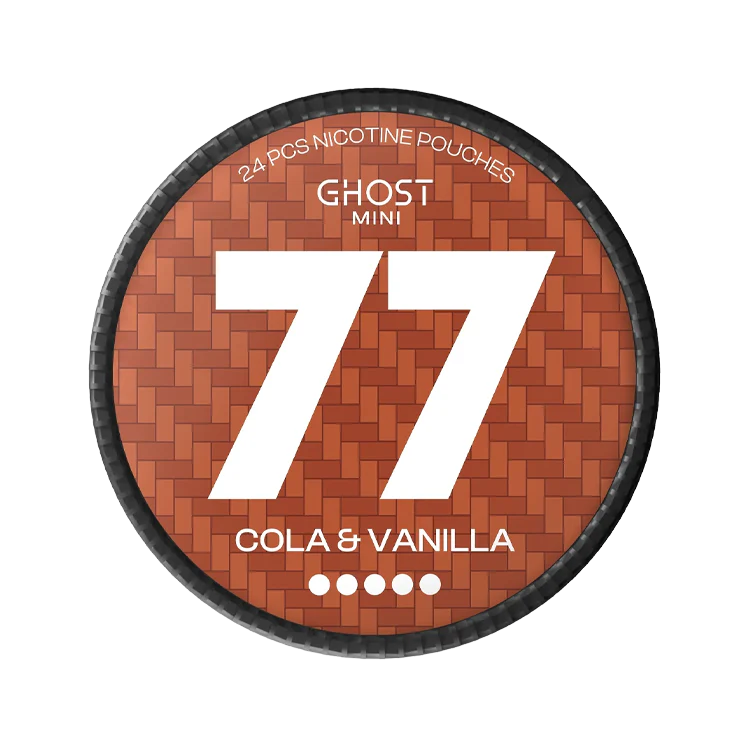 77 Ghost Mini Cola & Vanilla 20mg | Strong Nicotine Pouches