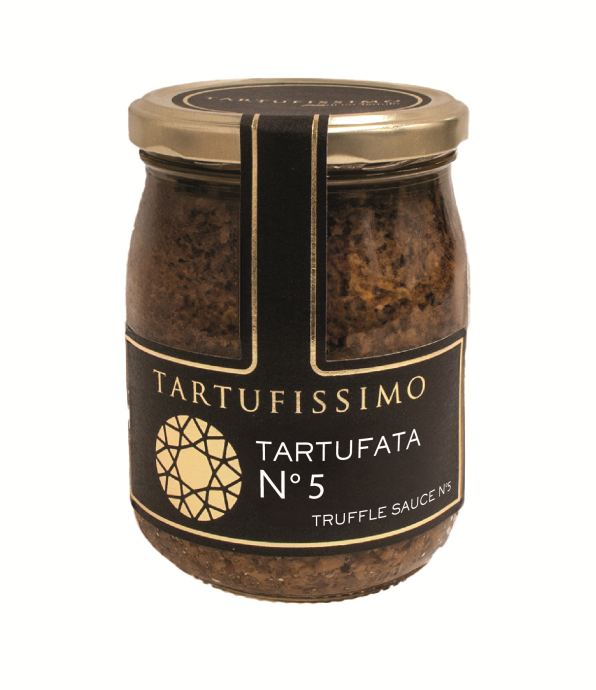 X1 JAR TARTUFATA SCURA CREMA 500G - 5% TRUFFLE CREAM - GIULIANO TARTUFI