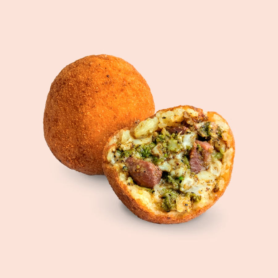 ARANCINI PRE-FRIED PISTACCHIO, PANCETTA PROVOLA CHEESE 200 G 40XBOX